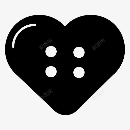 钮扣布织物图标svg_新图网 https://ixintu.com 布 织物 缝纫 钮扣