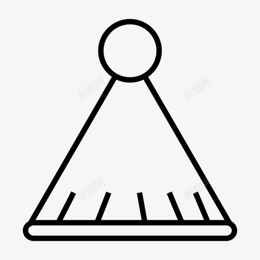 帽子寒冷天气图标svg_新图网 https://ixintu.com 冬天 天气 季节 寒冷 帽子