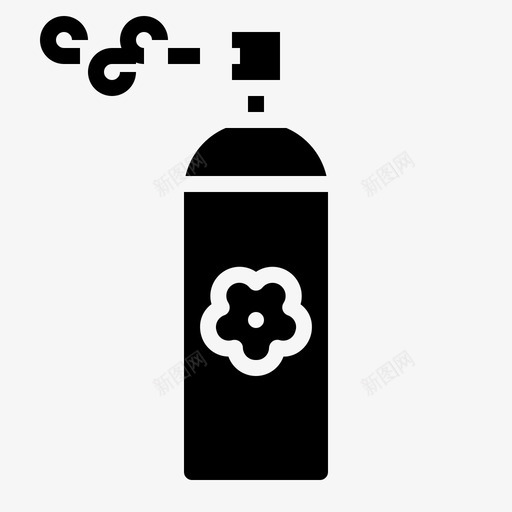 清洁空气清新剂刷子图标svg_新图网 https://ixintu.com 刷子 卫生间 浴室 清洁 空气清新剂