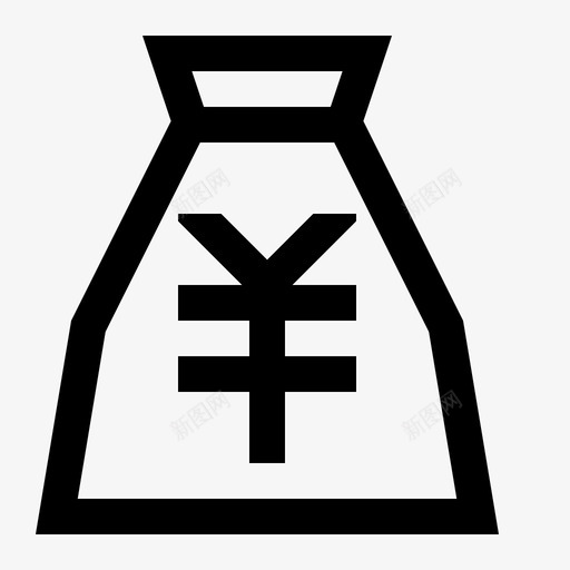 研发云-导航-用户中心-账户资产svg_新图网 https://ixintu.com 研发云-导航-用户中心-账户资产 线性 单色 扁平