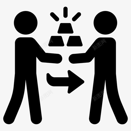 慷慨捐赠礼物图标svg_新图网 https://ixintu.com 慷慨 捐赠 礼物