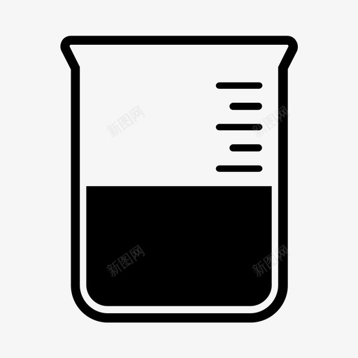 烧杯烧瓶实验室图标svg_新图网 https://ixintu.com 实验室 烧杯 烧瓶 科学