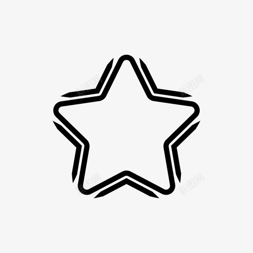 星星时尚收藏图标svg_新图网 https://ixintu.com 收藏 时尚 星星 空间 空间对象 随机图标v2