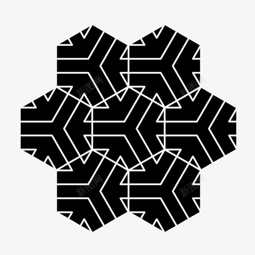 瓷砖图案几何图案几何图形图标svg_新图网 https://ixintu.com 六边形瓷砖 六边形瓷砖图案 六边形设计 几何图形 几何图案 无缝 瓷砖图案