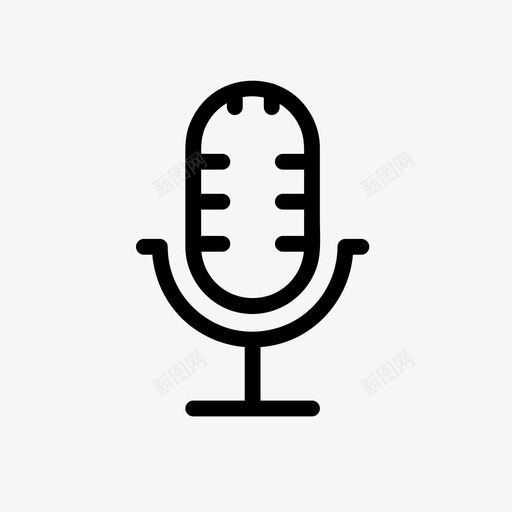 麦克风艺术dj图标svg_新图网 https://ixintu.com dj 噪音 声音 艺术 音乐 麦克风