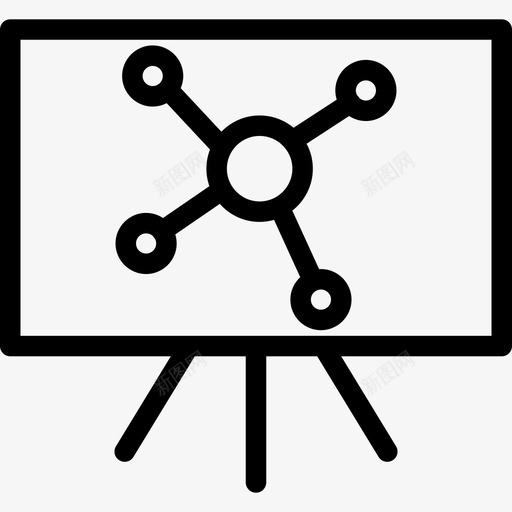 演示课程科学图标svg_新图网 https://ixintu.com 演示 科学 课程