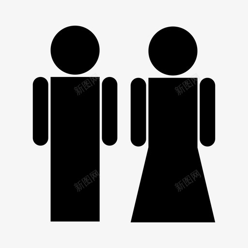 人厕所图标svg_新图网 https://ixintu.com 人 厕所