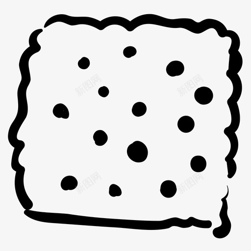 曲奇饼干饼干饼干手绘图标svg_新图网 https://ixintu.com 曲奇饼干饼干饼干手绘