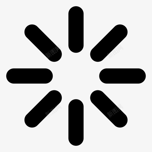 预紧器缓冲加载图标svg_新图网 https://ixintu.com 加载 加载轮 缓冲 预紧器
