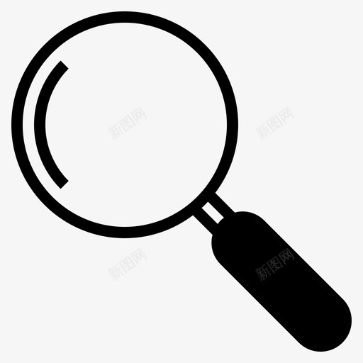 放大镜数据搜索图标svg_新图网 https://ixintu.com 搜索 搜索引擎优化 放大镜 数据 网络搜索