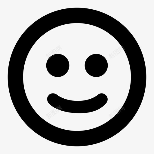 表情2-线svg_新图网 https://ixintu.com 表情2-线