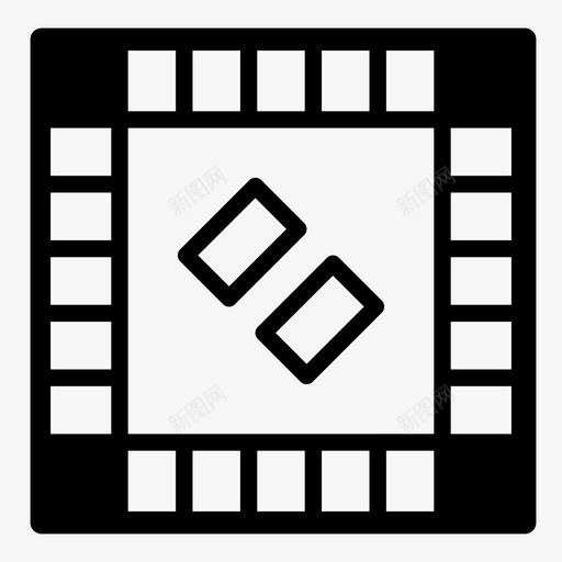 棋盘游戏乐趣垄断图标svg_新图网 https://ixintu.com 乐趣 垄断 垄断游戏 棋盘游戏 策略