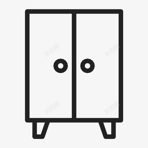 橱柜壁橱抽屉图标svg_新图网 https://ixintu.com 内部 壁橱 家具 抽屉 橱柜