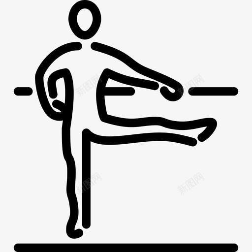 芭蕾舞体育图标svg_新图网 https://ixintu.com 体育 芭蕾舞