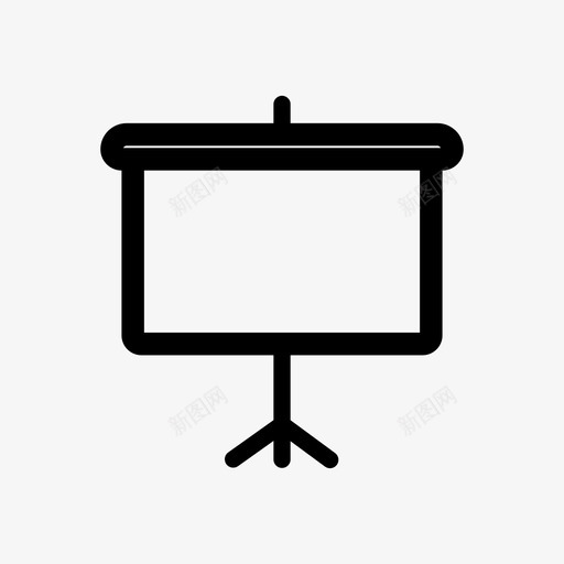 投影屏幕板电影投影仪图标svg_新图网 https://ixintu.com 投影屏幕 板 电影投影仪 视频投影仪 随机图标v2