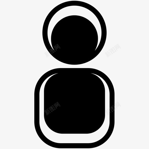 化身人用户图标svg_新图网 https://ixintu.com 人 化身 用户