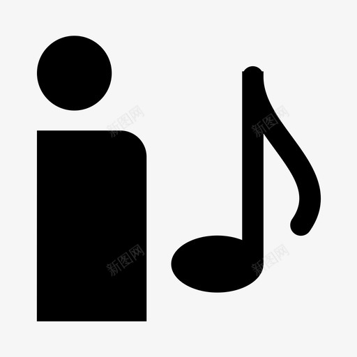 音乐人艺术家音乐家图标svg_新图网 https://ixintu.com 材料设计人员 歌手 歌曲 用户 艺术家 音乐人 音乐家