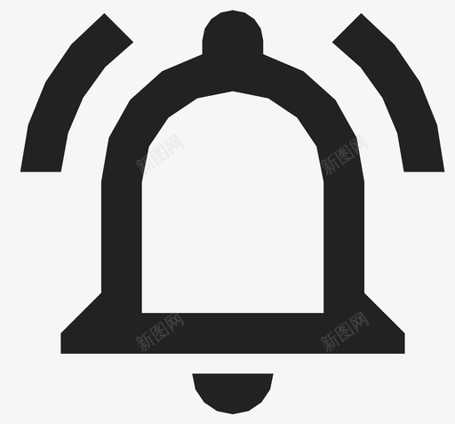 警铃警觉清醒图标svg_新图网 https://ixintu.com 清醒 警觉 警铃 通知 铃响