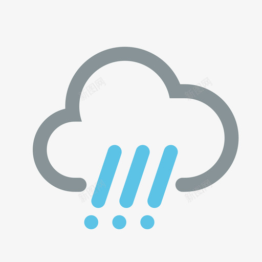 大暴雨svg_新图网 https://ixintu.com 大暴雨