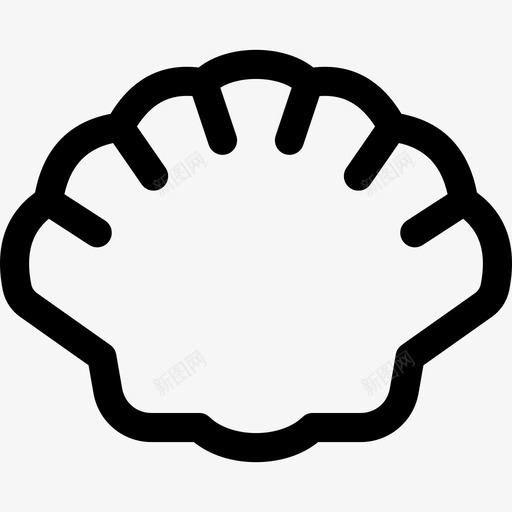 贝壳软体动物贝类图标svg_新图网 https://ixintu.com 贝壳 贝类 软体动物 鱼类轮廓