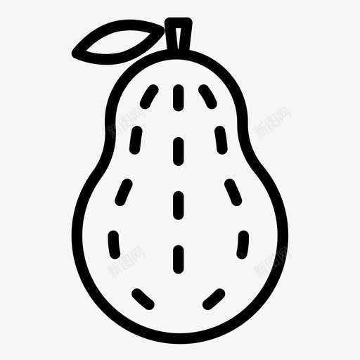 采购产品鳄梨水果植物图标svg_新图网 https://ixintu.com 夏季 夏季蔬菜和水果 植物 水果 蔬菜 采购产品鳄梨