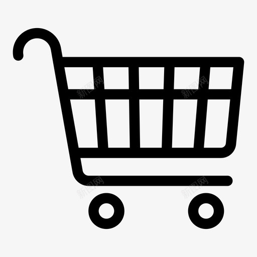 购物车市场采购图标svg_新图网 https://ixintu.com 商店 市场 电子商店 购物车 超市 采购