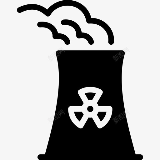 核电站能源能源和工业图标svg_新图网 https://ixintu.com 核电站 能源 能源和工业