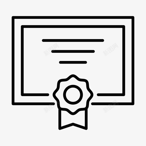 法律文件文凭办公室图标svg_新图网 https://ixintu.com 办公室 文凭 法律文件