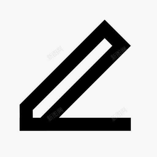 书写编辑铅笔图标svg_新图网 https://ixintu.com 书写 基本图标2px 编辑 铅笔