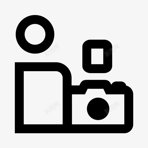 摄影师摄影记者用户图标svg_新图网 https://ixintu.com 摄影师 摄影记者 材料设计人员概述 用户