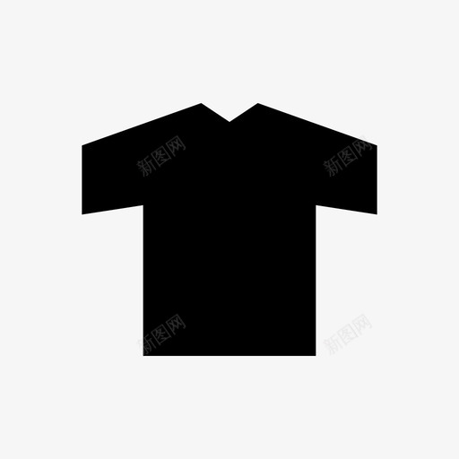 T恤服装商业图标svg_新图网 https://ixintu.com T恤 商业 时尚 服装 运动