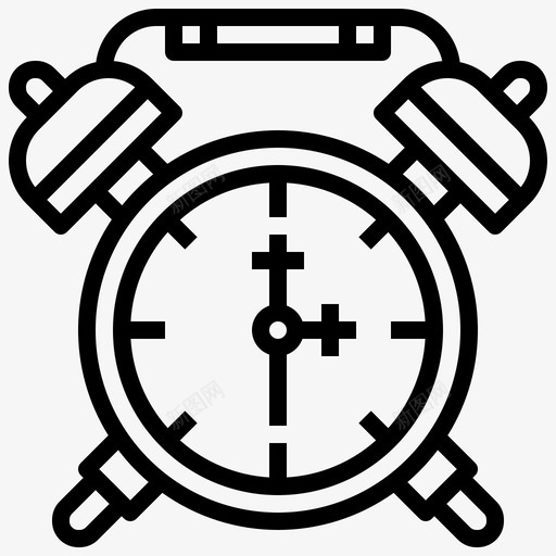 闹钟时间计时器图标svg_新图网 https://ixintu.com 哇 学校 时间 计时器 闹钟