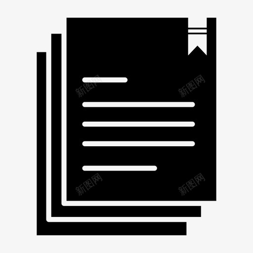 合同协议书证书图标svg_新图网 https://ixintu.com 协议书 合同 文件 毕业证书 证书