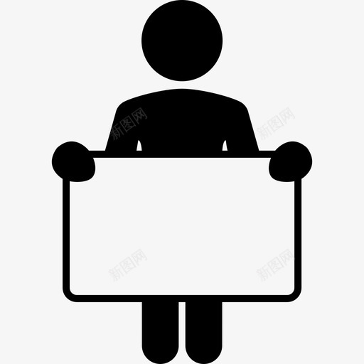 人与符号广告董事会图标svg_新图网 https://ixintu.com 人与符号 人际互动 商业 广告 董事会