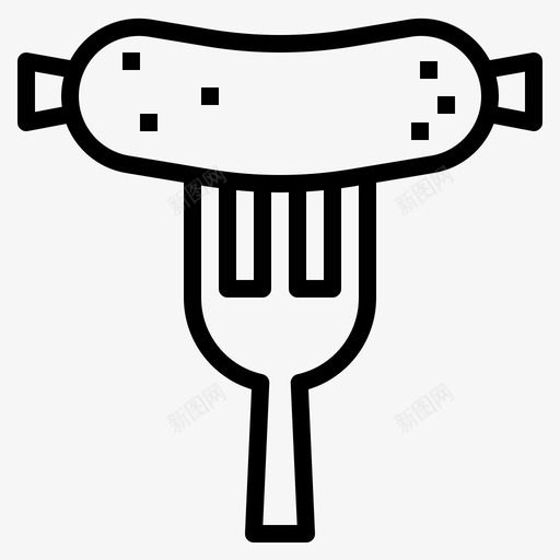 香肠食物烧烤图标svg_新图网 https://ixintu.com 啤酒 派对 烧烤 食物 香肠