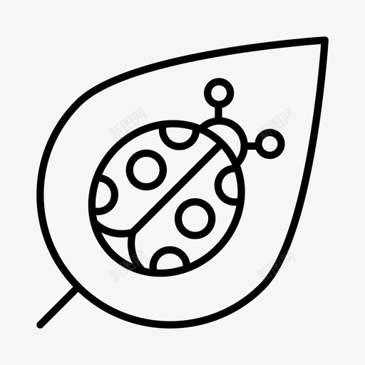 昆虫动物瓢虫图标svg_新图网 https://ixintu.com 动物 昆虫 瓢虫