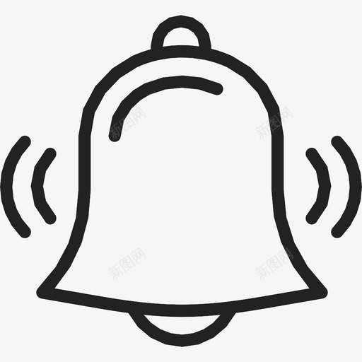 警铃警觉清醒图标svg_新图网 https://ixintu.com 清醒 警觉 警铃 通知 铃响
