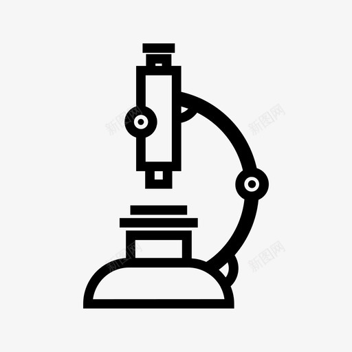 显微镜生物学教育图标svg_新图网 https://ixintu.com 实验室 教育 显微镜 生物学 研究