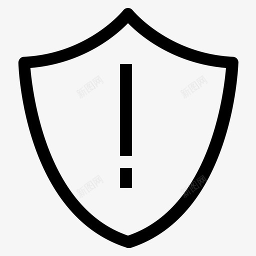 警报锁定安全图标svg_新图网 https://ixintu.com 安全 警报 锁定 防护