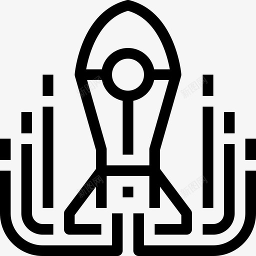 创业游戏火箭图标svg_新图网 https://ixintu.com 企业 创业 太空 游戏 火箭