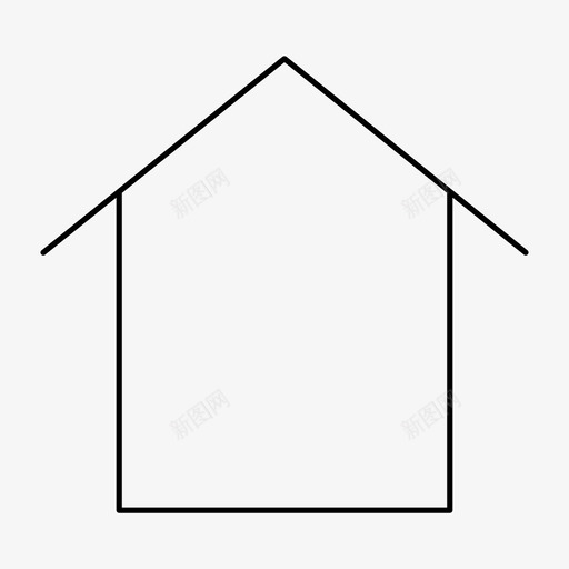 房子家通用用户界面图标svg_新图网 https://ixintu.com 家 房子 通用用户界面图标