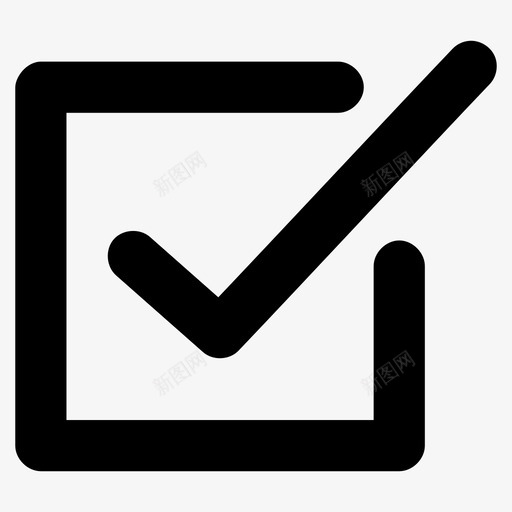 复选框检查列表复选标记图标svg_新图网 https://ixintu.com 复选标记 复选框 检查列表 选中