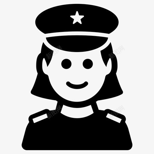 军队军官士兵图标svg_新图网 https://ixintu.com 军官 军队 士兵 战争 表情笑脸