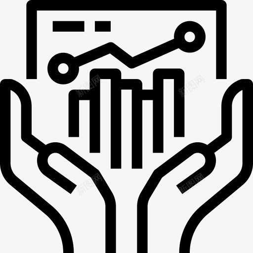 财务报告业务图表图标svg_新图网 https://ixintu.com 业务 会计和业务 图表 数据 财务报告