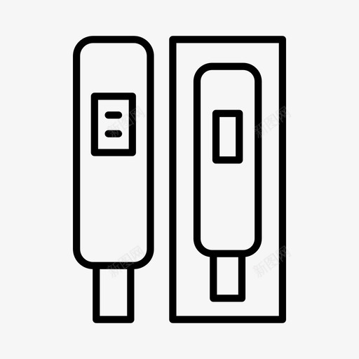 怀孕测试健康保健图标svg_新图网 https://ixintu.com 保健 健康 医疗 幸福 怀孕 怀孕测试