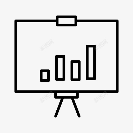 演示文稿条形图板图标svg_新图网 https://ixintu.com powerpoint 图表 条形图 板 演示文稿