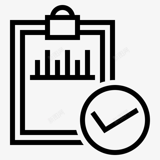 业务报表条形图业务图图标svg_新图网 https://ixintu.com 业务图 业务报表 业务绩效 剪贴板 条形图