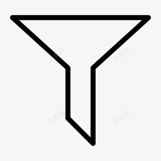 漏斗电子商务过滤图标svg_新图网 https://ixintu.com 分类 漏斗 电子商务 过滤 销售