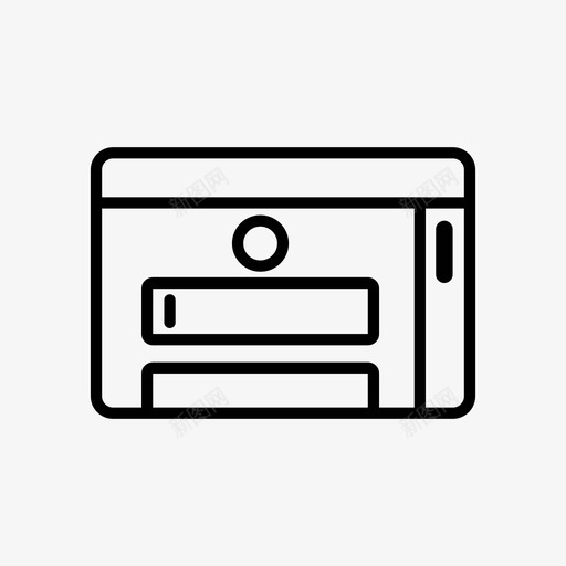 模板线框网站组件界面图标svg_新图网 https://ixintu.com 模板线框网站 用户界面组件 界面 组件