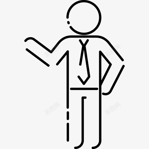 商人指点执行摆姿势图标svg_新图网 https://ixintu.com 商人指点 执行 摆姿势 虚线业务